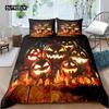 Halowen Soft Duvet Cover Set Halowen Pumpkin Ghost Festival Themed Beding Set for Kid Boy Ten Microfiber Quen Sized Dimensions Comfortable Quilt Cover