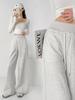 Women's High-Waisted Autumn Casual Cotton Wide-Leg Sweatpants
