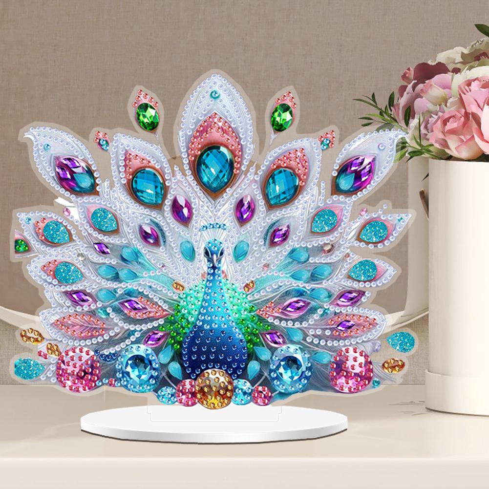 Animal Table Top Diamond Painting Ornament Kits Acrylic 5D DIY Diamond Art Tabletop Decorations Bedroom Table Decor
