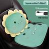 Cartoon Doll Style Heated Car Seat Cushion Set - Three Pieces for Winter Comfort