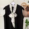 Scarf  for Women Versatile Neck Flower Scarf Versatile Striped Headband Hairband Scarf