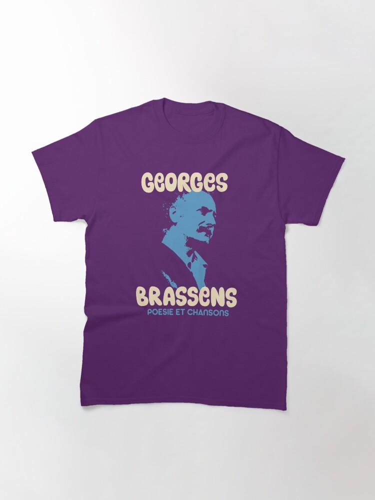 Georges Brassens Georges Brassens Tribute Design - Poetry et Chansons Classic T-Shirt