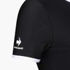 Le Coq Sportif Short sLeeve Crop Rash Guard Blk   Qp222srs52