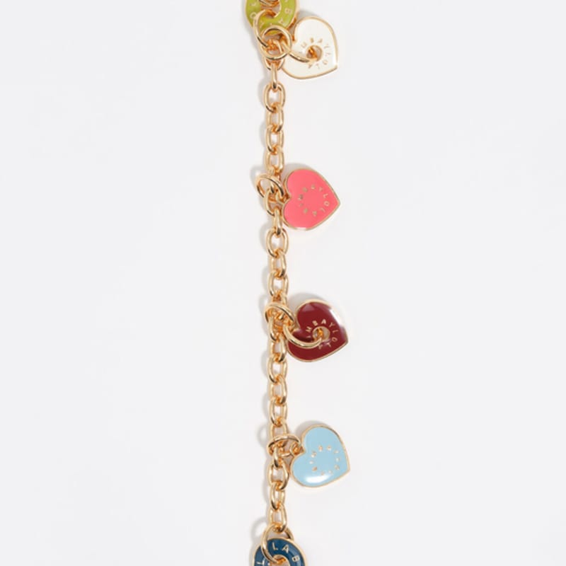 BIMBA Y LOLA [25FW] BIMBA Y LOLA Gold-tone Heart Logo Necklace B256AIU015MUF