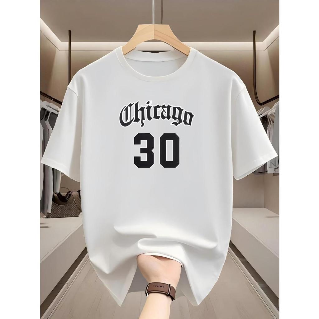 New summer short sleeved T-shirt with fashionable printed design