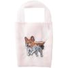 Jubilee Organdy Tote Bag LightBlue 002 Cute Cat 3D Embroidery Lightweight Sheer Sub Bag Eco Bag