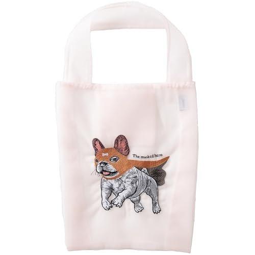 Jubilee Organdy Tote Bag LightBlue 002 Cute Cat 3D Embroidery Lightweight Sheer Sub Bag Eco Bag