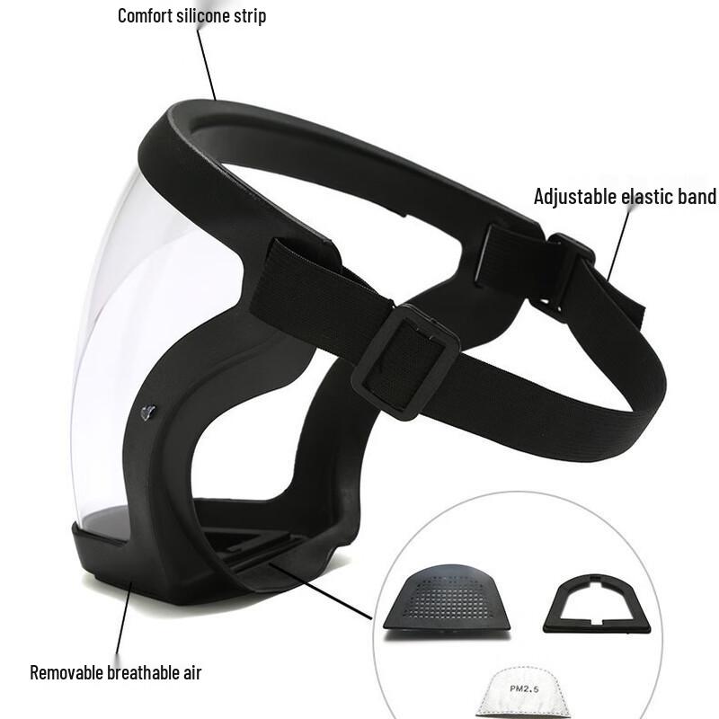 High-Definition Transparent Protective Face Shield