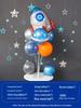 Space-Themed Astronaut Birthday Decorations for Boys: Floating Balloons & Party Supplies
