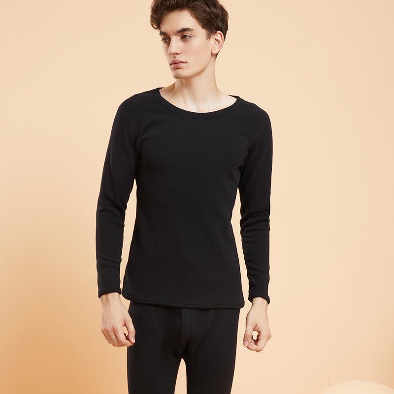 Men's Camel Hair Thermal Underwear for Cold Weather - Ideal for Middle-Aged and Elderly in Autumn
