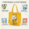 Breathable Canvas Pet Sling Carrier Crossbody Head-Out Window Lightweight Escape-Proof Small Dog Cat