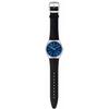 Swatch FORMAL BLUE 42 Skin Irony Watch, Black, SS07S125