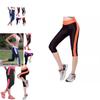 Stylish Women's High Waist Colorblock Yoga Pants With Convenient Side Pockets For Active Lifestyle