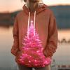 Women's Fashion Sweatshirt Printed Casual Hooded Sweatshirt With Pockets