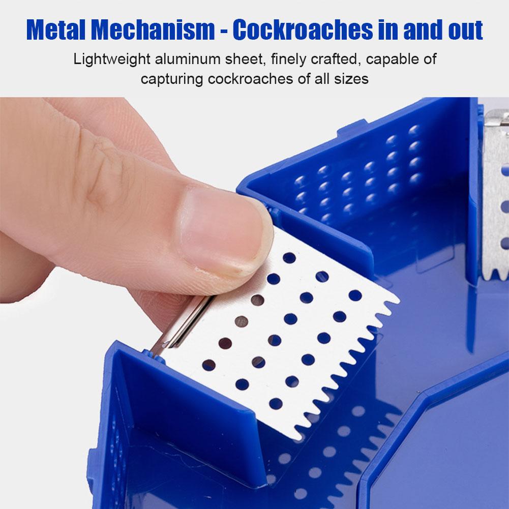 Durable Safe Non-Toxic Cockroach Traps Box Large Capacity Effective Cockroach Repellent Wear-resistant Roach Catcher Living Room