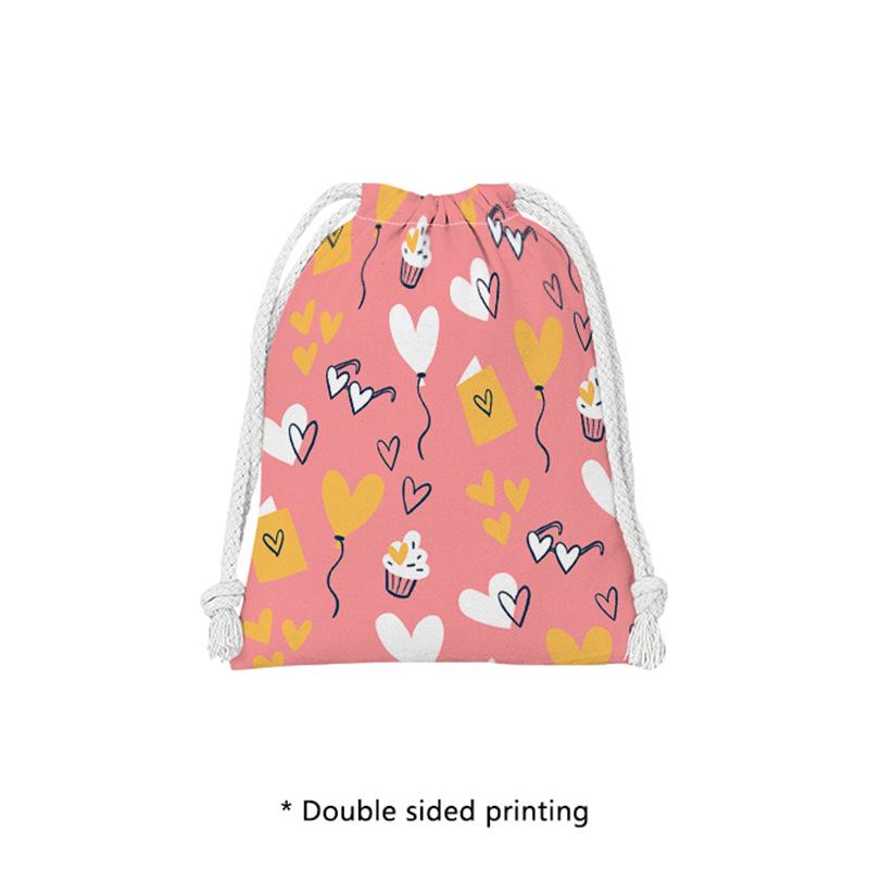 Cross-Border Drawstring Jewelry & Makeup Organizer Bag 26 Small: 14x16 cm