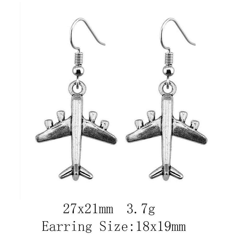 Thanksgiving Day Earring Set Airplane Travel Christmas Drop & Dangle Earring Women's Bags Unusual Earrings