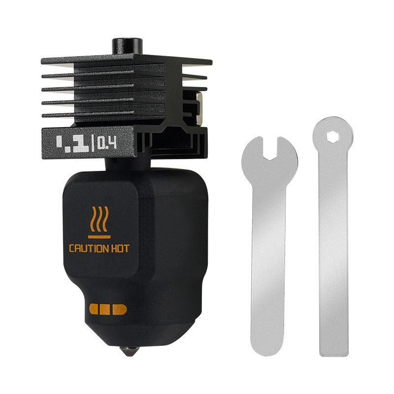 Kingroon Hotend Assembly for TuoT Zhu P2S with High-Flow Hardened Steel Nozzle (H2D/H2S/H2C Compatible).
