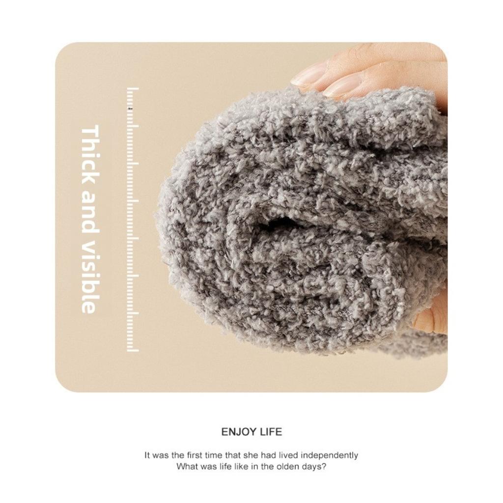 10-1 Women's Winter Thick Plush Warm Socks - Super Soft Plush Texture - Essential for Indoor and Outdoor - Comfortable Home Casual Socks, Winter Socks