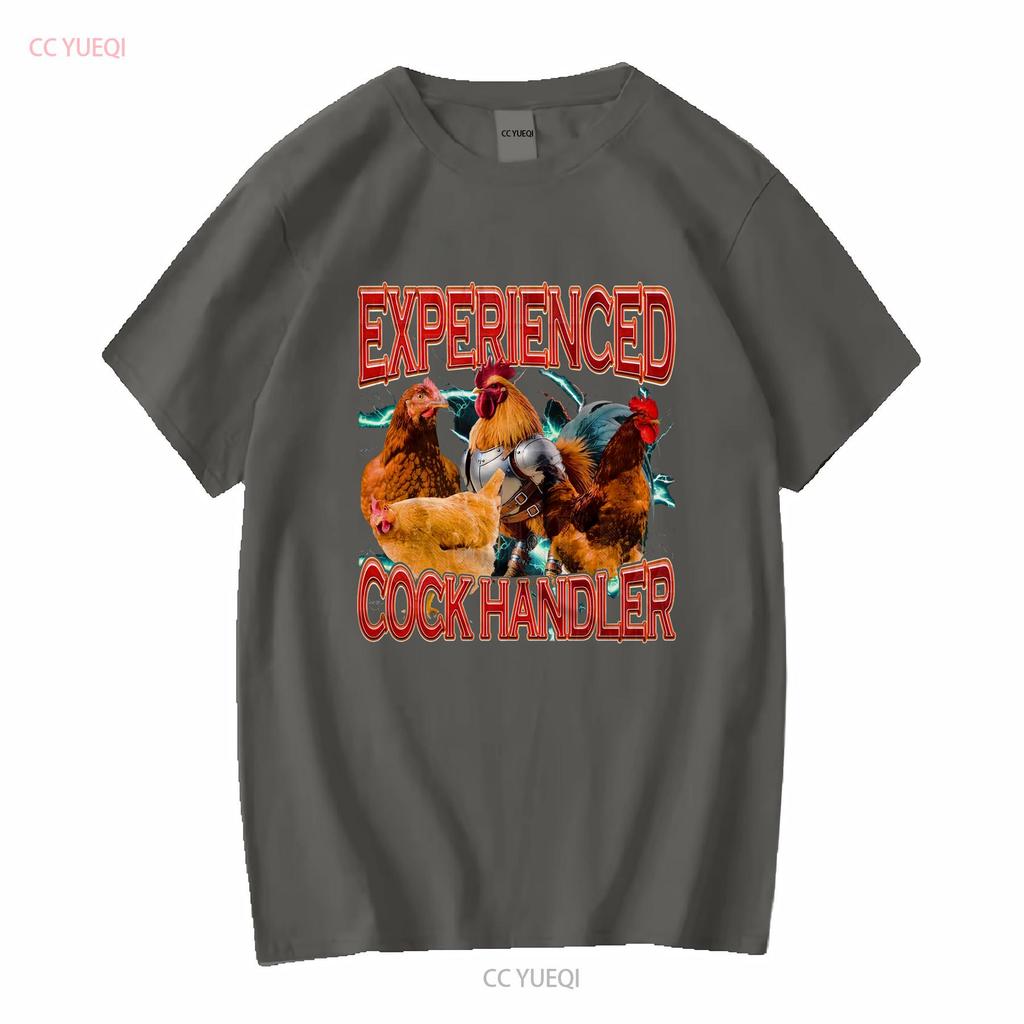 Erfahrener Hahnen-Händler T-Shirt Lustiges Meme Küken Hahn Beleidigender Witz vintage Gewaschen Atmungsaktiv Stilvoll Weich Grafik