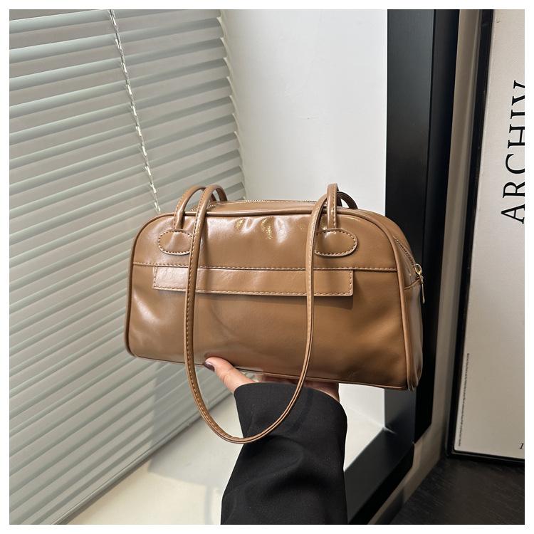Trendy Fashion Texture Underarm Bag Women's 2025 New Autumn and Winter Casual Versatile Hand Bag Commuter Shoulder Bag Tide