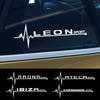 For Seat Arona Ateca Ibiza Leon Mk1 Toledo Cordoba Alhambra Tarraco Altea Arosa Exeo Mii Auto Exterior PVC Decorative Stickers