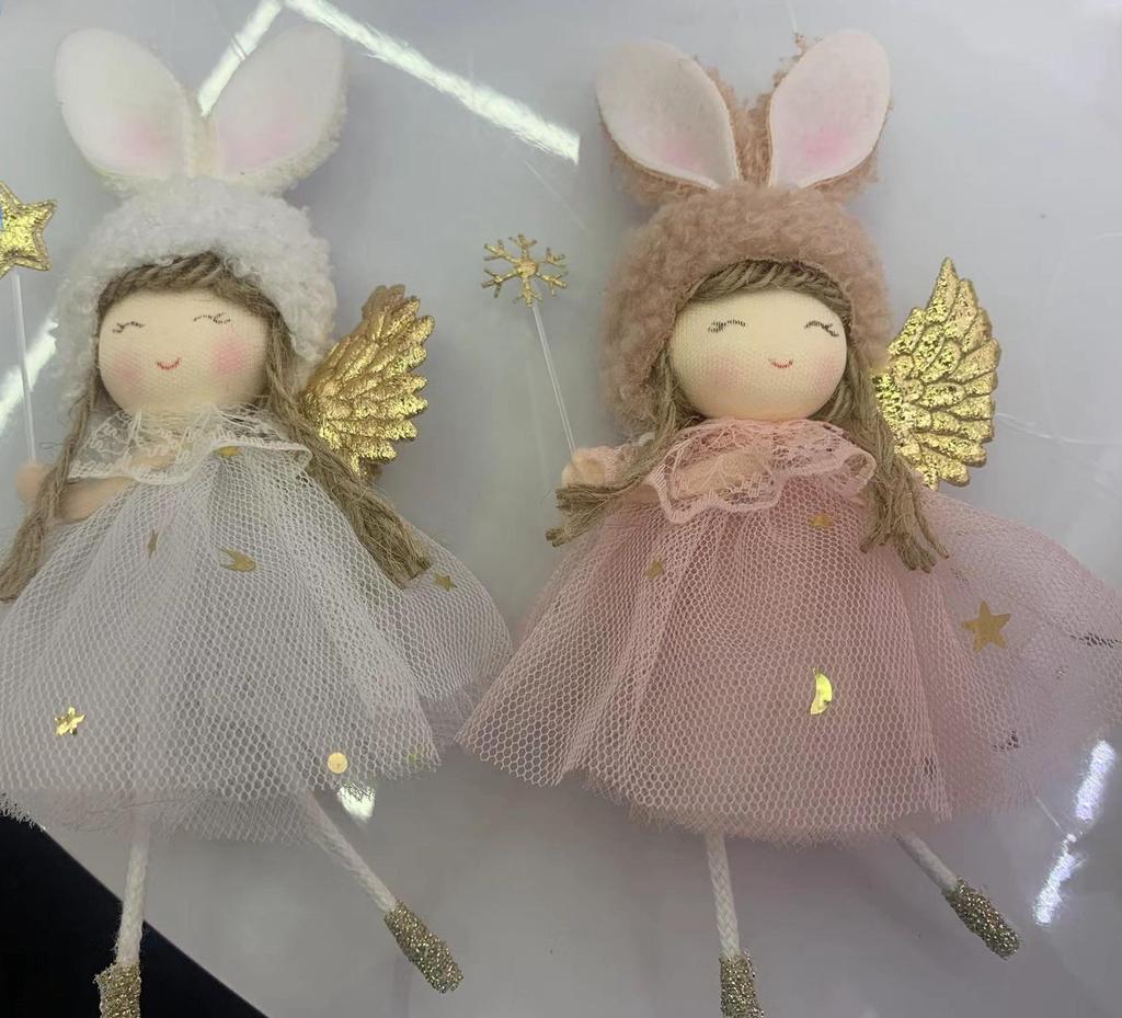 Charming Angel Tulle Skirt Christmas Tree Pendant