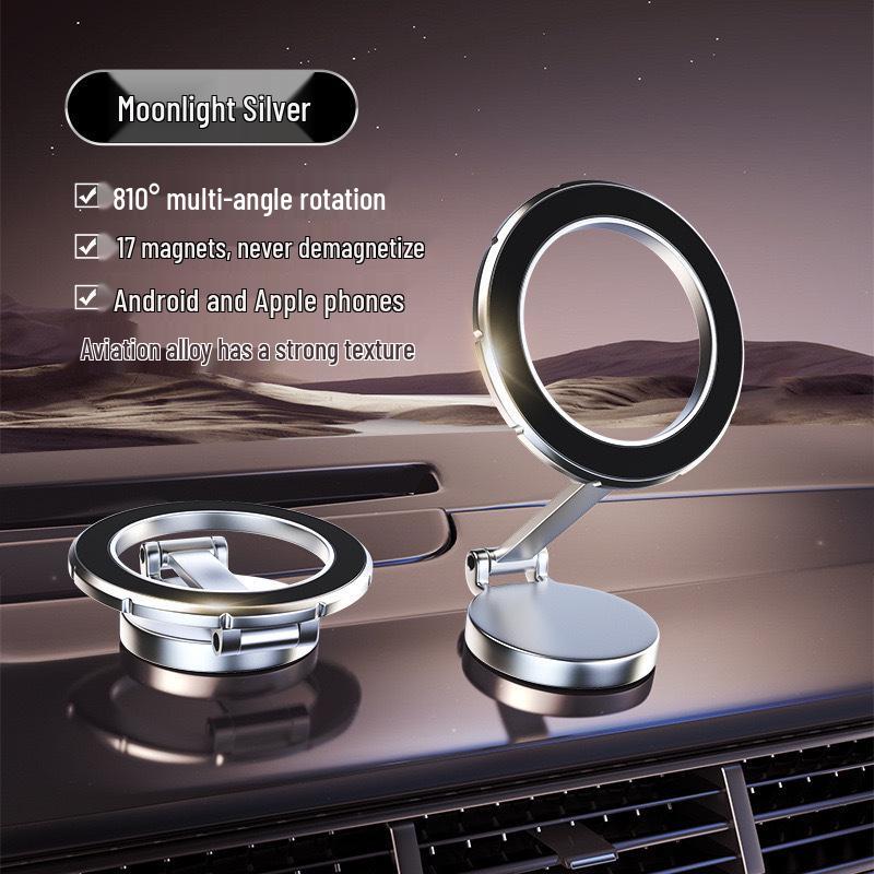 2025 Car Magnetic Phone Holder with Suction Cup & 360° Rotation