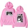 Japanese Anime Printed Hoodie Men Women Casual Harajuku Retro Round Neck Long Sleeve Pullover Autumn Winter Fleece Sweatshirts