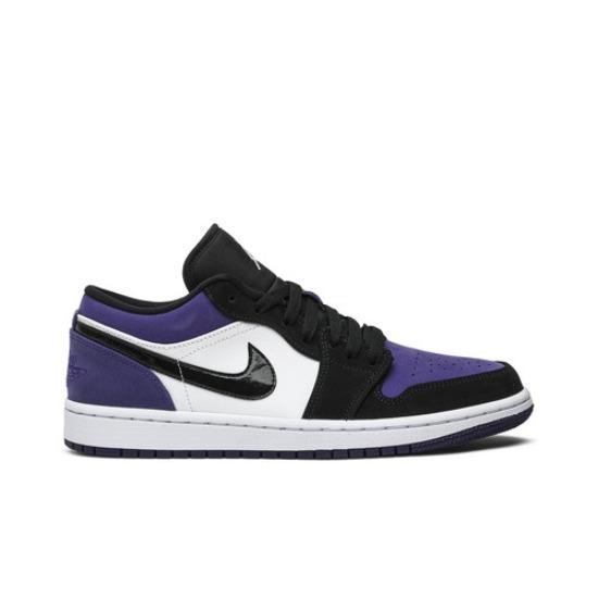 Air Jordan 1 Low Court Purple 553558-125