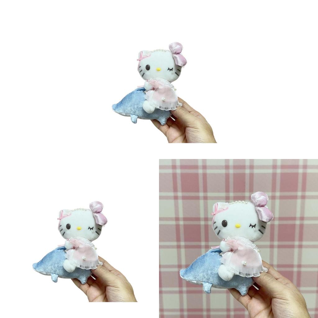 Kt Cat Moonlight Dolphin Cat Plush Toy Pendant For Girls Gift And Decor