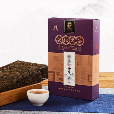 2019 Hunan Dark Tea Handmade Fu Cha with Gloden Flower Anhua Dark Tea Compressed Hey Cha 1000g