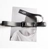 3.2cm Unisex Canvas Belt with Double D-ring Buckle - Trendy, Versatile Workwear Accessory