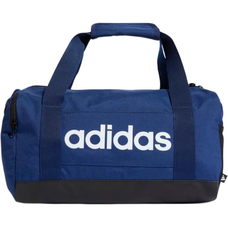 

Adidas Logo Zipper Closure Polyester Tote Travel Bag 12.5L Unisex Travel Bag Dark-Blue White IN6109 Dark Blue & White