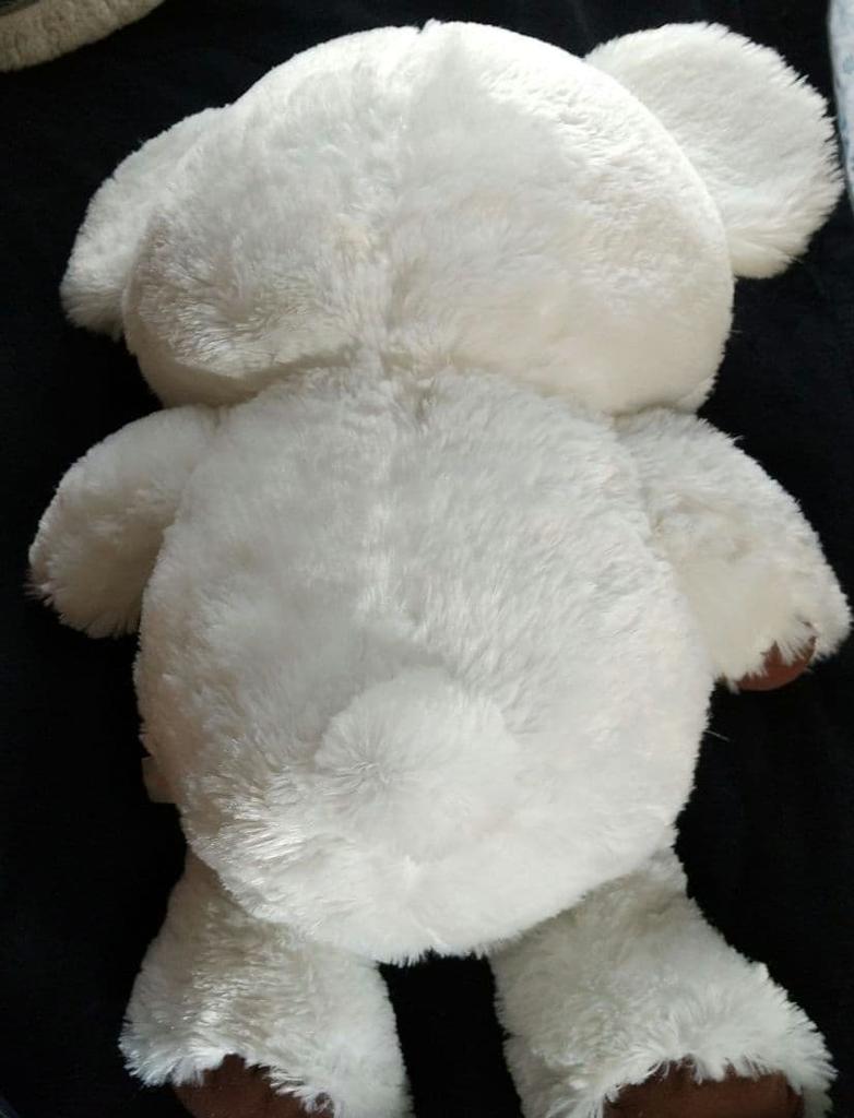 [USED] Precious Teddy Bear Stuffed Animal White