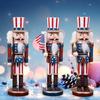 American Wooden Nutcracker Soldier Figurine Christmas Decor Display Gift 10 Inch
