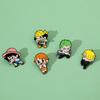 Cute Creative Personality ONE PIECE Metal Badge One Piece Alloy Oil Drop Brooch Pin Accessories Decoration