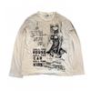 Unisex Vintage Streetwear Long Sleeve T-Shirt With 3D Digital Print Loose Fit Casual Tee Daily Wear
