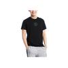Li Ning Wade Series Training Round Neck Straight T-Shirt Men Tops Standard-Black ATSQ285-3