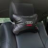 1/2Pcs Leather Car Interior Seat Headrest Neck Pillow Car Accessories For Audi C7 C6 C5 B5 B6 B7 B8 B9 D3 Q3 Q5 Q7 TT A1 A3 A4 A5