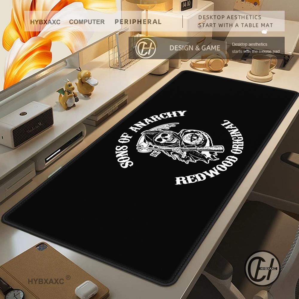 Anime Rubber Xxl Desk Mat TV Show Sons Of Anarchy Gaming Mousepad HD Picture print Mousepad Gamer Laptop Pc Accessories Mousepad 800x400x2mm