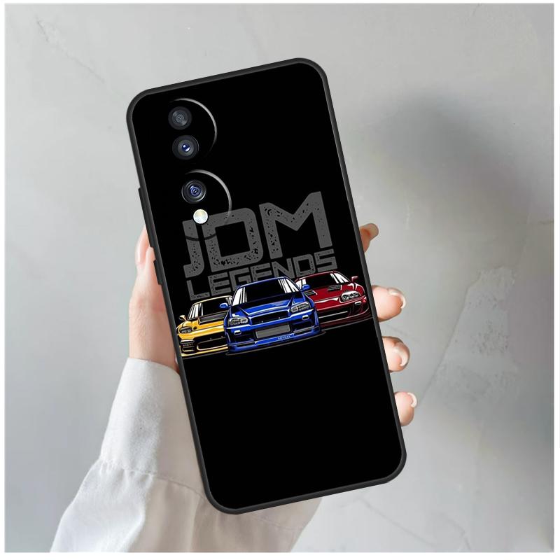 JDM Cars Case For Honor Magic 6 Pro 50 70 90 Lite Magic 5 Pro X7 X8 X9 X6a X7a X8a X9a X8b X9b Cover