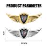 3D Metal Wings Badge Car Styling Body Sticker Decals Auto Exterior Accessories For BMW F30 F10 E90 E34 E53 E61 E62 E93 GT X3 E46