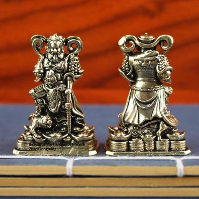 Bronze Desktop Ornament Of The Protector Statue God Of Wealth And Prosperity Figurine Home Office Decor