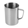 Stainless Steel Measuring Cup Container 1000ml with Spout Kitchen Gadgets Frothing Pitcher for Oil
