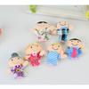 Lot de 6 Marionnettes à Doigts Douces en Peluche Marionnettes en Tissu Velours Jouets Jouets d'Éveil Jouets pour l'Heure du Conte