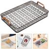 Clear Tableware Storage Tray Double-layer Serving Plate Decorative Drain Tea Tray Kitchen