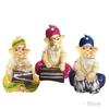Musical Ganesha 3 Statues for Home Decor - (Multicolor, Pack of 3)