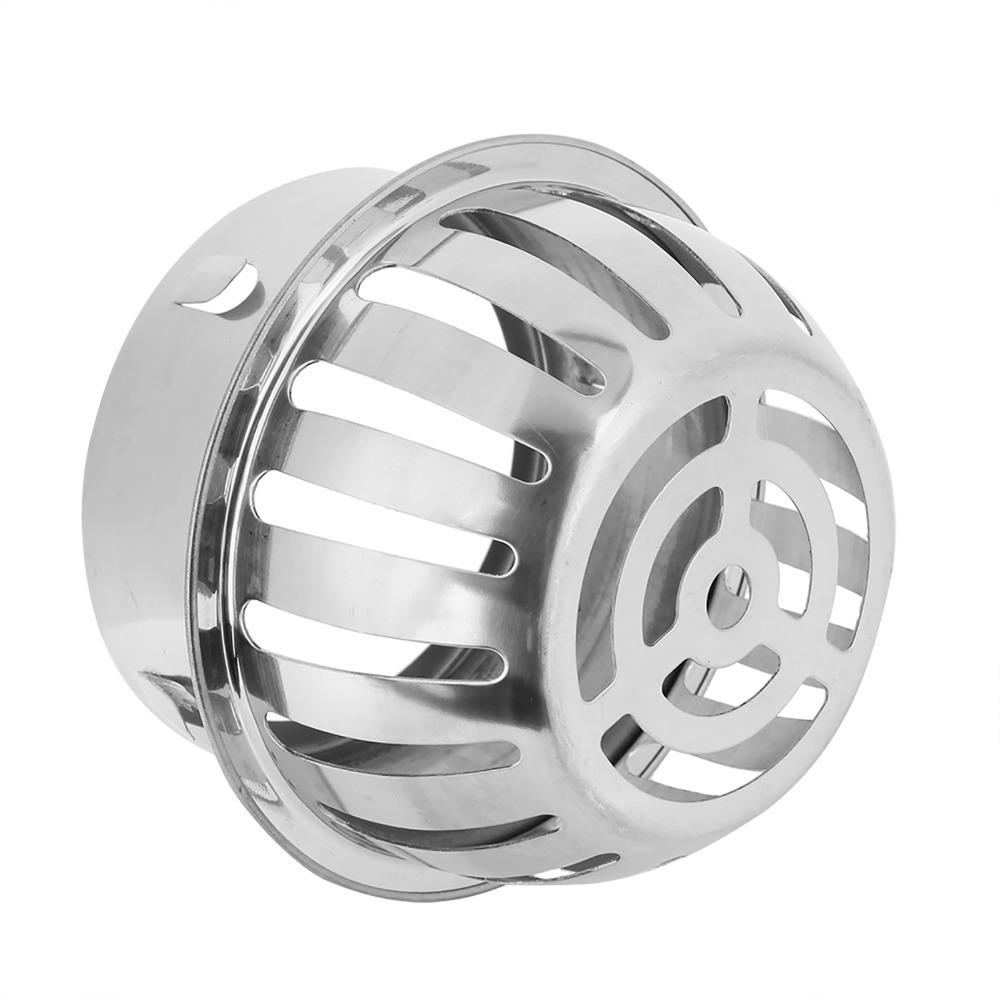 Round Shape Gutter Guard Filter 304 Stainless Steel Drain Cover Durable Downspout Strainer  Patio