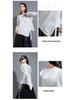Women's Plus Size Irregular Hooded Patchwork Sweatshirt with Ribbon - Casual Long Sleeve